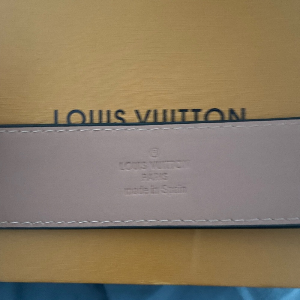 Black Checkered LV Belt - Picture 5 of 6